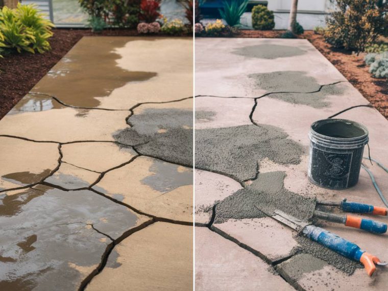 How to repair a cracked concrete patio in a weekend Pegasus Magazine
